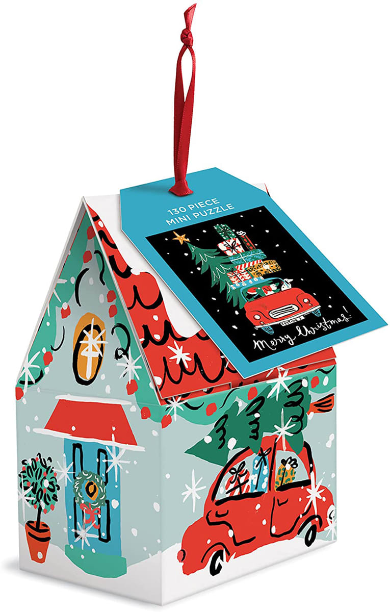 Christmas Car Puzzle Ornament