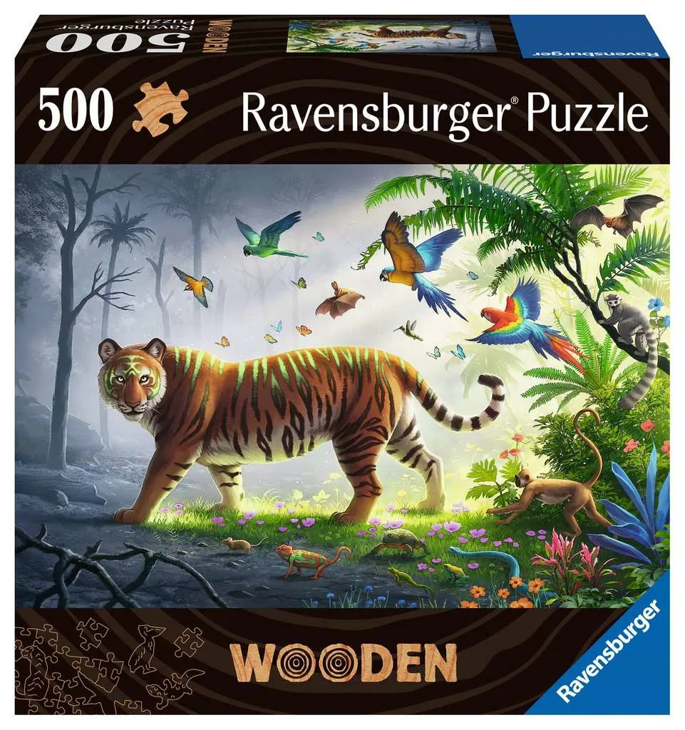 Wooden Puzzles: Jungle Tiger
