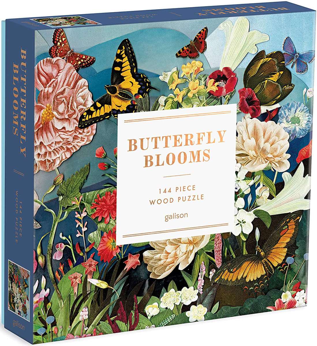 Wood Set Butterfly Blooms