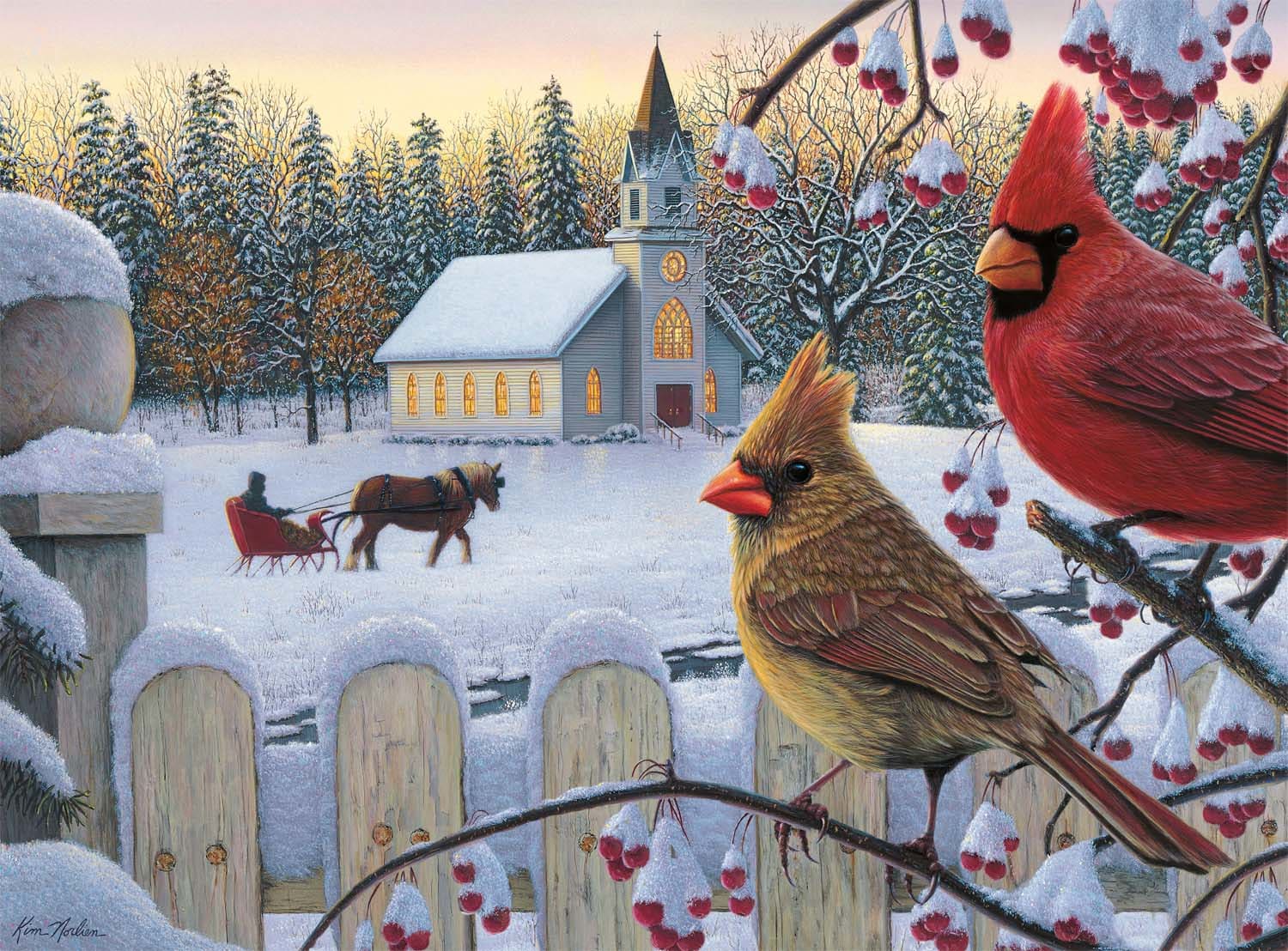 White Crimson Morning