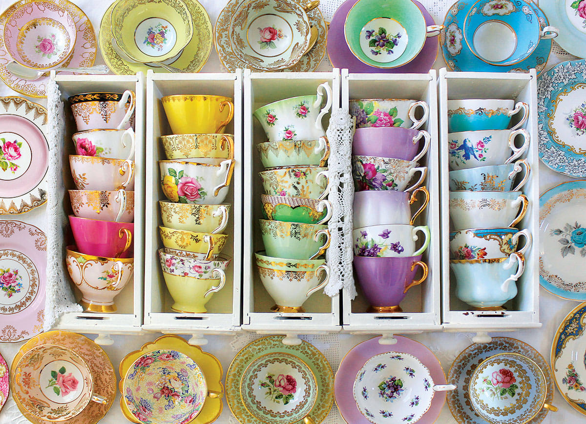 Colorful Tea Cups
